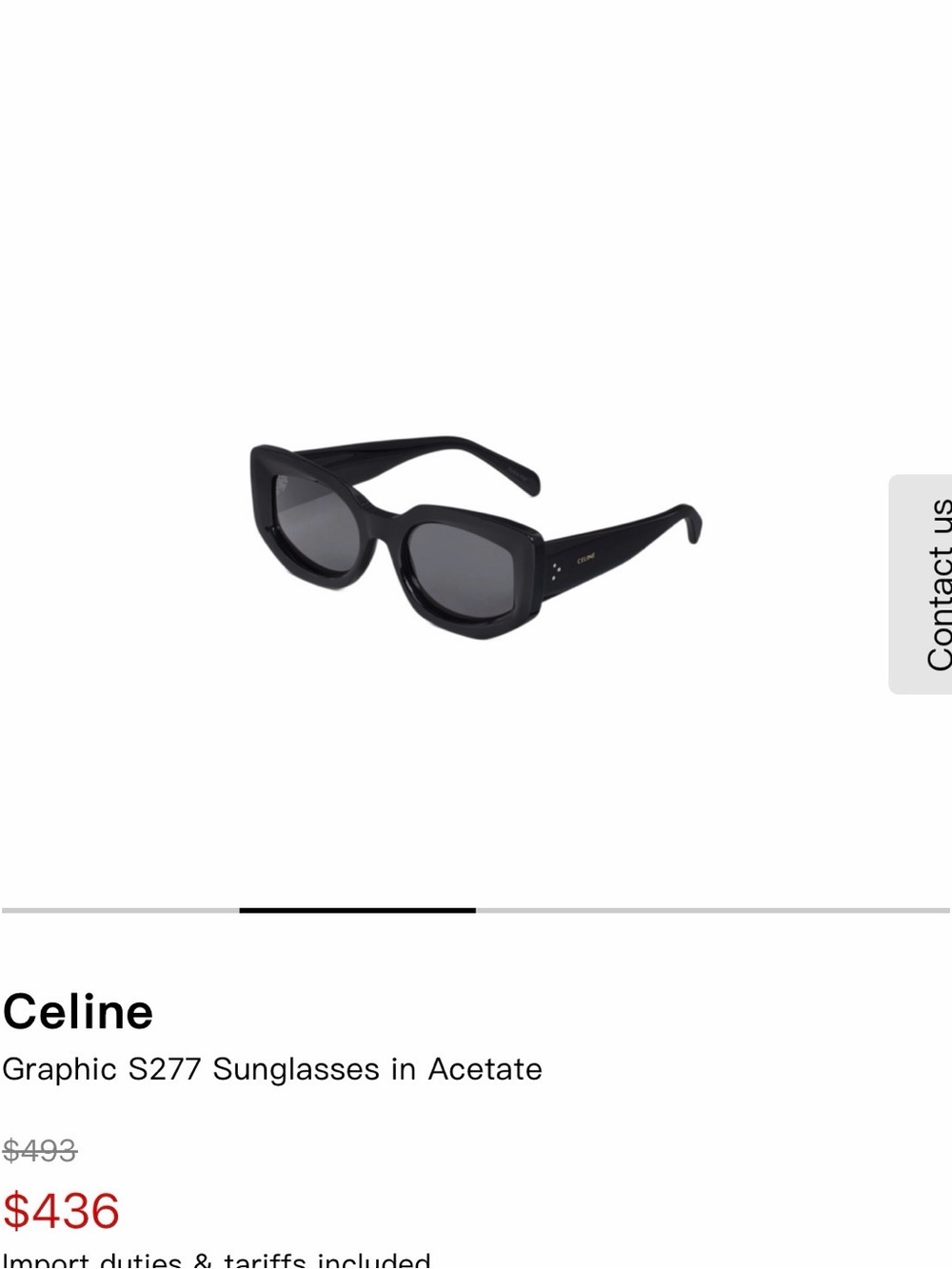 Celine s277 Black Textured Leather Eyewear Case with Gold Logo